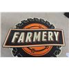 Image 3 : Farmery Metal Embossed Sign, 18" Diameter