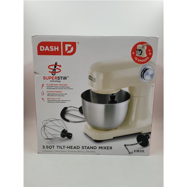 New Dash 3.5 Qt. Tilt-Head Stand Mixer