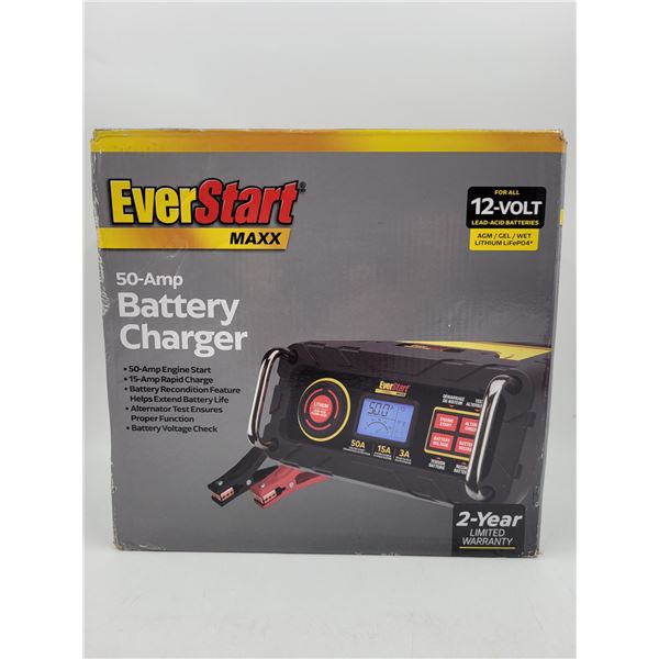 New EverStart Maxx 50-Amp Battery Charger
