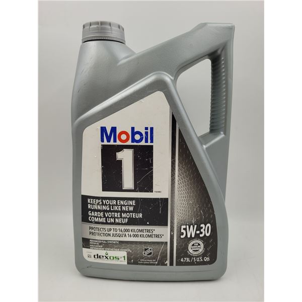 New Mobil1 5W-30 Full Synthetic Motor Oil