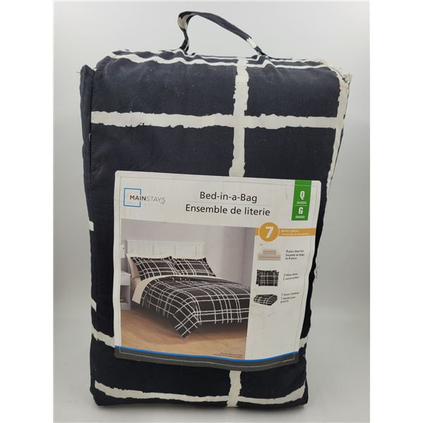New Mainstays Queen Bed-In-A-Bag