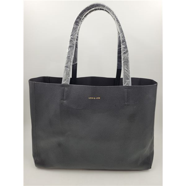 New Love & Lore Faux Leather Tote Bag