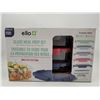 Image 1 : New Ello Color Lock Glass Meal Prep Set w/ Color Tinted Lids