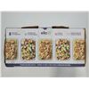 Image 2 : New Ello Color Lock Glass Meal Prep Set w/ Color Tinted Lids