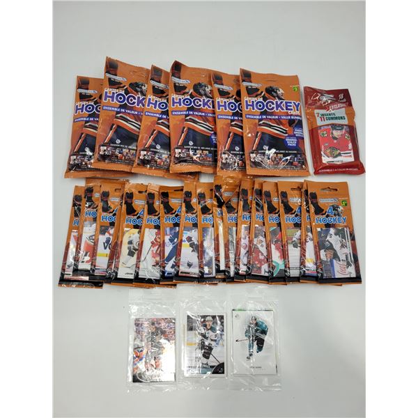 Lot of Sealed Hockey Trading Cards