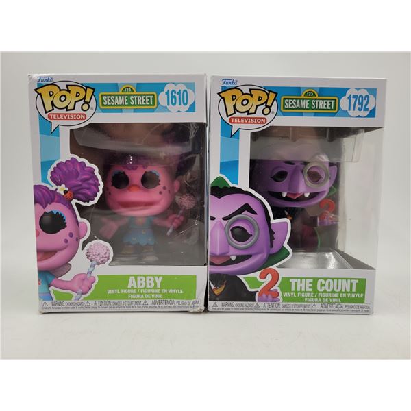 2 Sesame Street Funko Pop! Vinyl Figures (Abby & The Count)