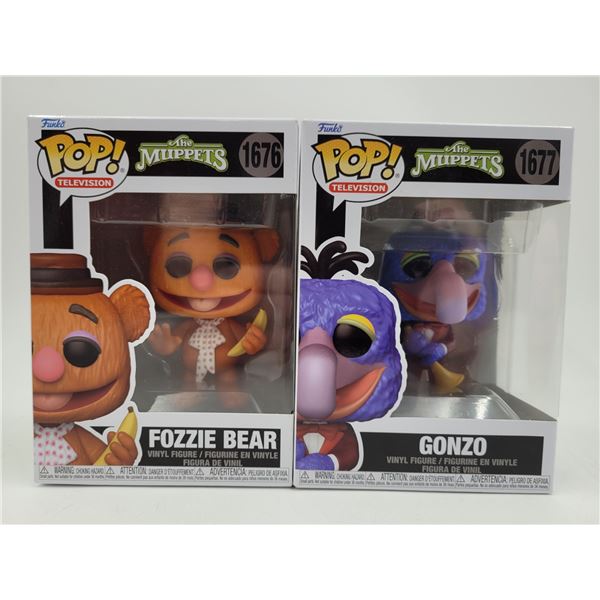 2 Muppets Funko Pop! Vinyl Figures (Fozzie Bear & Gonzo)