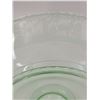 Image 3 : Etched Deer Rim Uranium Glass Bowl