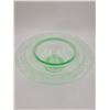Image 4 : Etched Deer Rim Uranium Glass Bowl