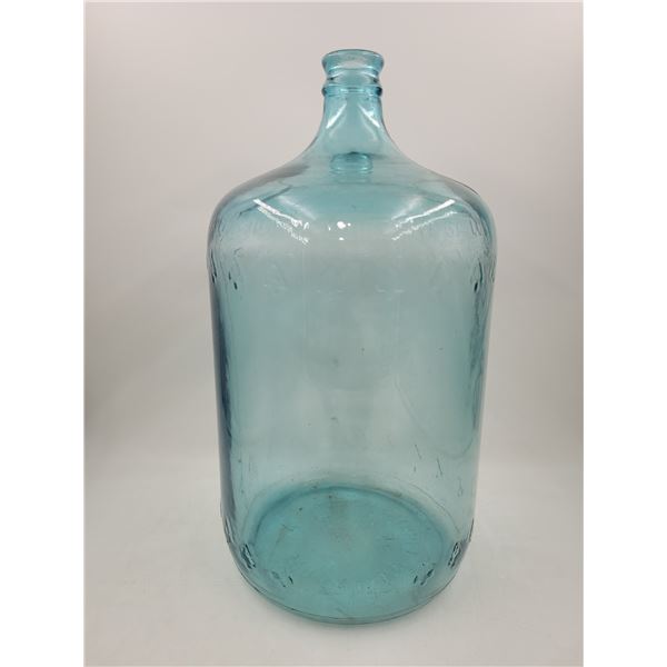 Aqua Blue Glass Carboy