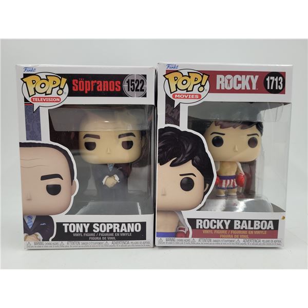 Tony Soprano & Rocky Balboa Funko Pop! Vinyl Figures