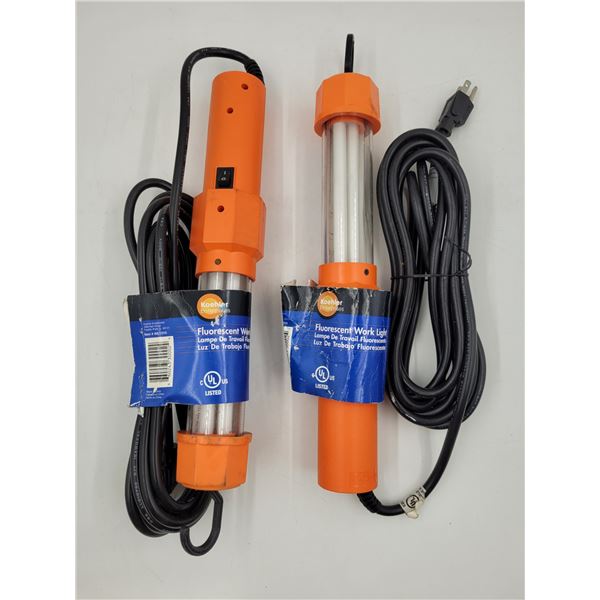 2 Koehler Fluorescent Worklights