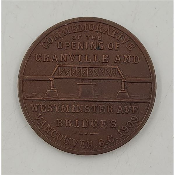 1909 Granville Bridge Commemorative Medallion