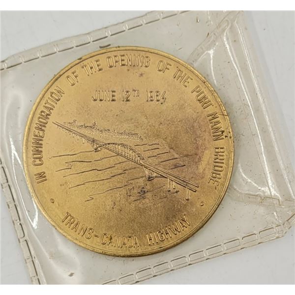 1964 Port Mann Bridge Opening Coin