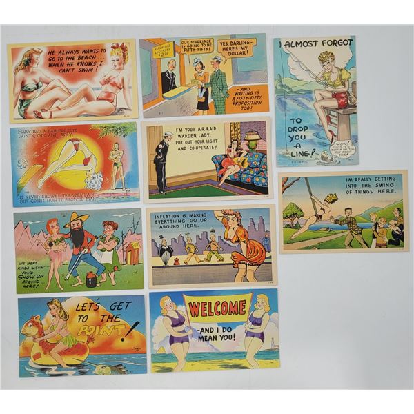 VTG Adult Humor Postcards