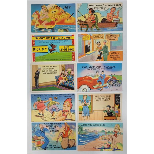 VTG Adult Humor Postcards