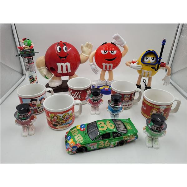 M&M Collectibles & Campbell's Soup Mugs