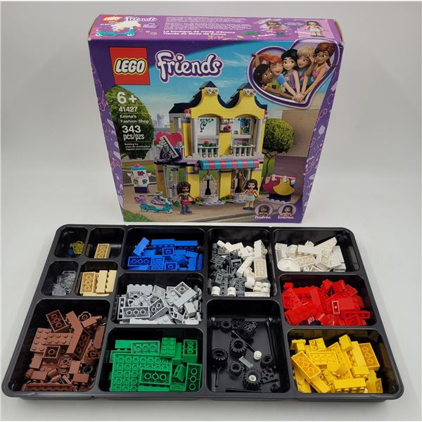 Sealed Lego Friends Emma's Fashion Shop & Tray of Assorted Lego