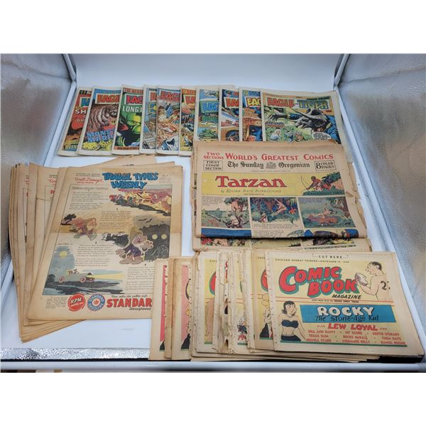 Lot of Assorted VTG Newspaper Comics