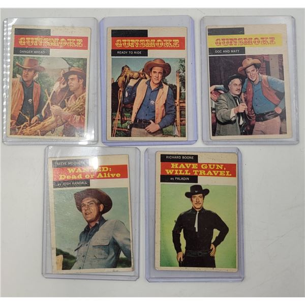 Lot of TV Westerns Trading Cards