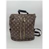 Image 1 : Brown Faux Leather Backpack