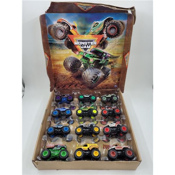 12 Monster Jam 1/64 Scale Monster Trucks
