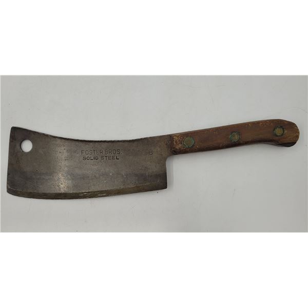 Foster Bros. Solid Steel Cleaver