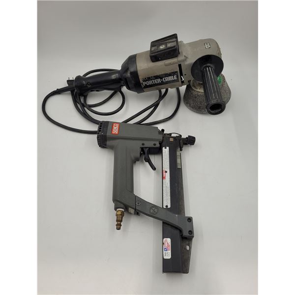 Porter-Cable Disc Sander & Senco Pneumatic Brad Nailer
