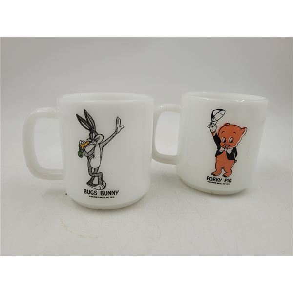 2 Looney Tunes Mugs (Bugs Bunny & Porky Pig)