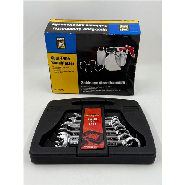 Power Fist Spot-Type Sandblaster & Duragear Double Quick Wrench Set