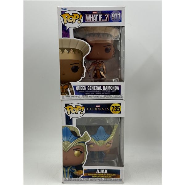 2 Marvel Funko Pop! Bobbleheads (Queen General Ramonda & Ajak)