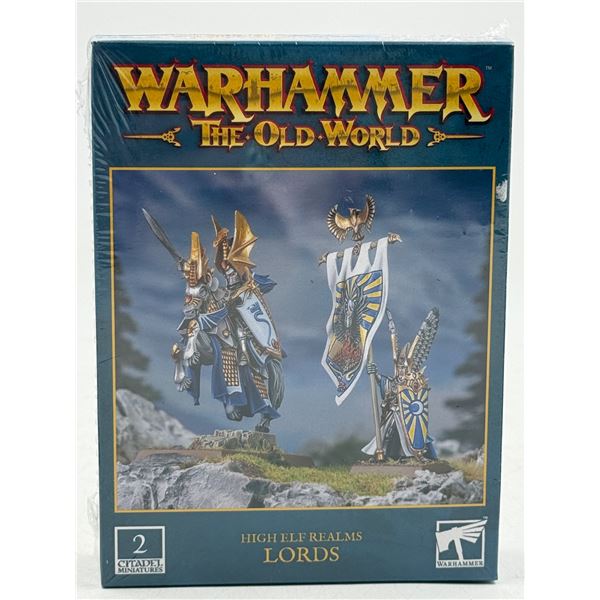 Sealed Warhammer The Old World High Elf Realms Lords Miniature