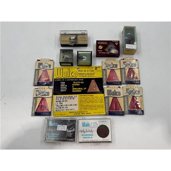 Assorted N.O.S Needle Replacements & Cartridges: Walco, Philco, Astatic
