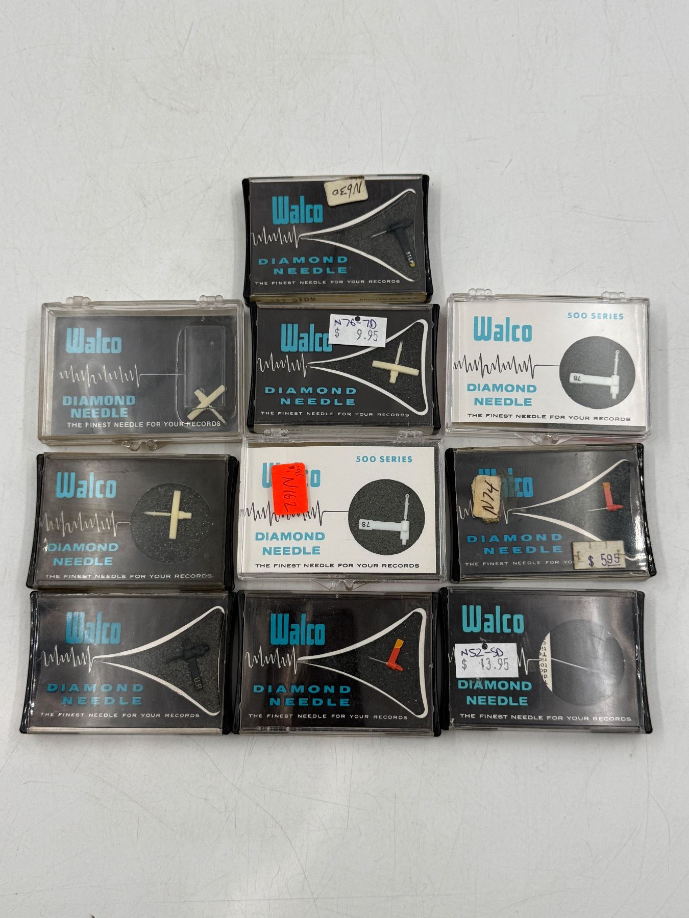 10 N.O.S Walco Diamond Needles