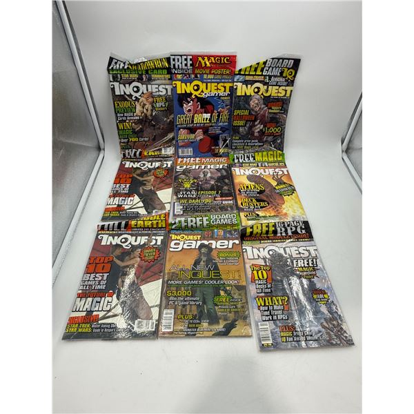 9 Sealed InQuest Gamer Magazines