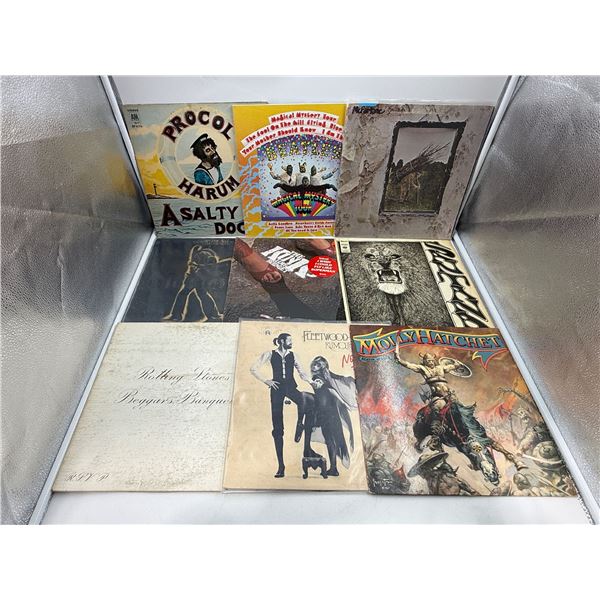 9 Vintage Vinyl Records: Fleetwood Mac, Rolling Stones, Santana, & More