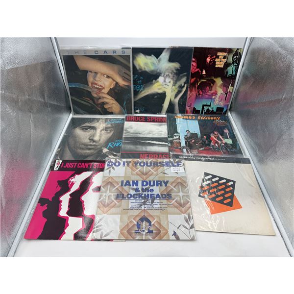 9 Vintage Vinyl Records: The Cure, The Cars, Bruce Springsteen, & More