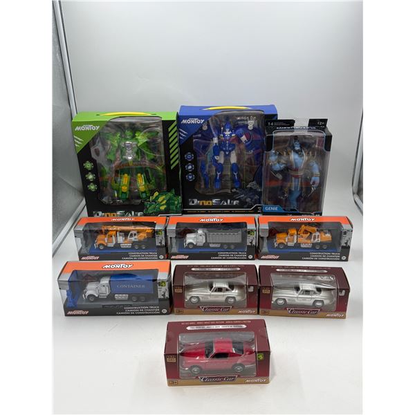 Assorted Sealed Toys: Die Cast Cars/Trucks & Action Figures