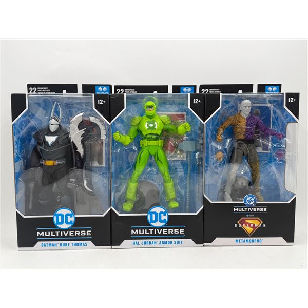 3 Sealed DC Action Figures (Toys)