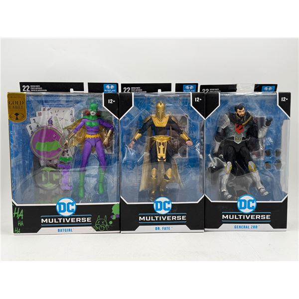 3 Sealed DC Action Figures (Toys)
