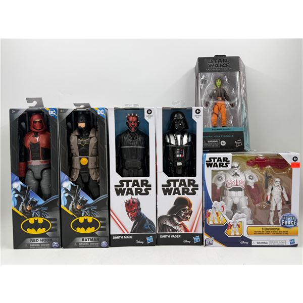 Assorted Sealed Toys: Star Wars & Batman