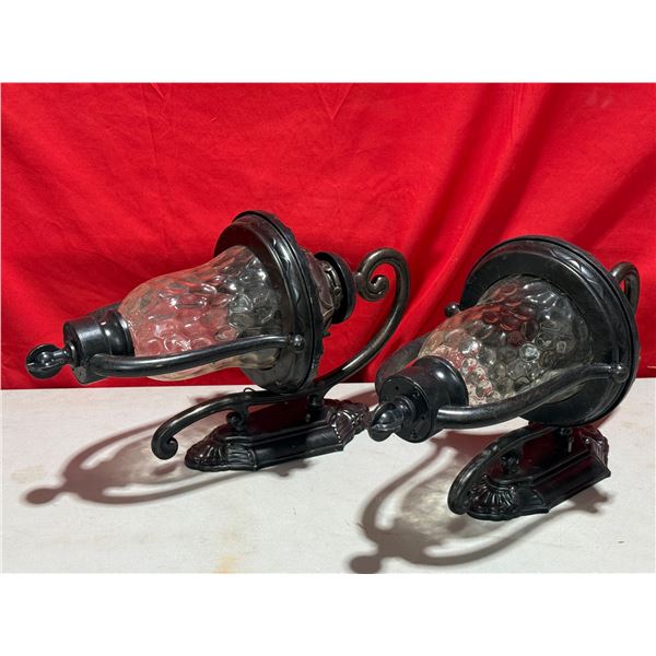 2 Outdoor Wall Sconce Lights