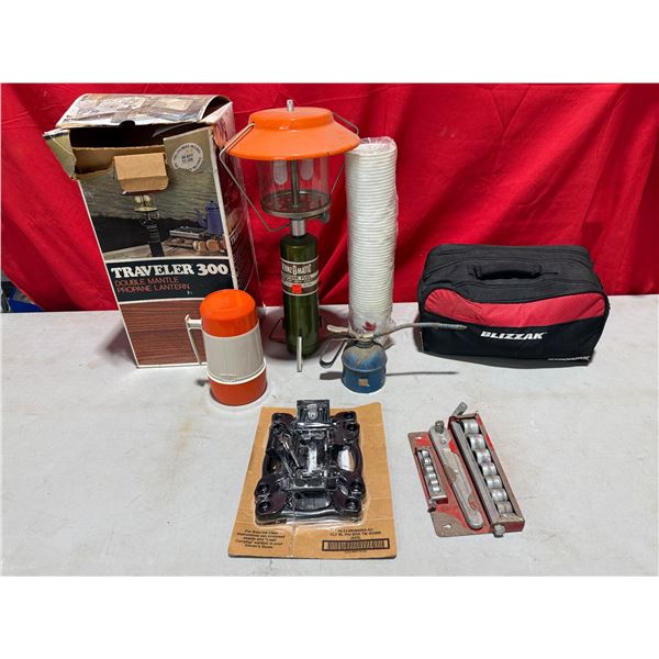 Variety Lot: Emergency Car Pack, Propane Lantern, Sockets, Oiler, & More