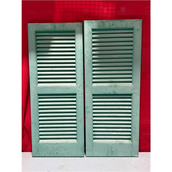 2 Vintage Allastics Fiberglass Window Panels