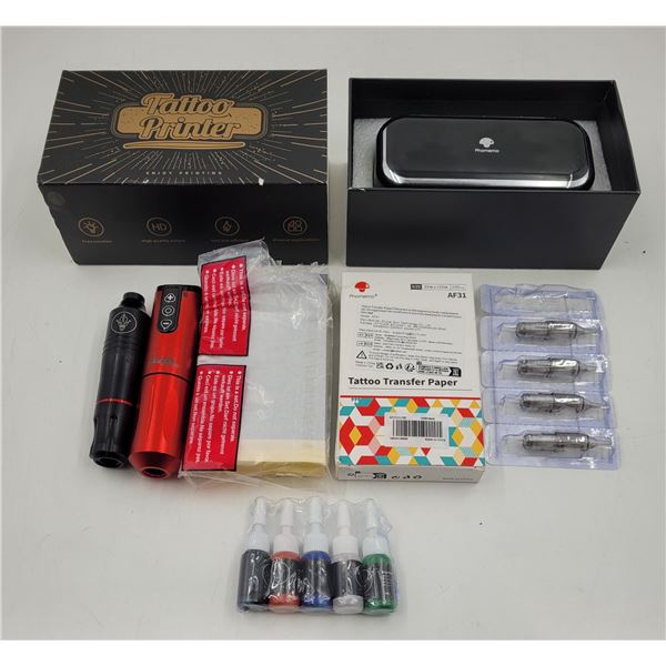 Tattoo Transfer Paper, Ink, Printer, Guns, & More