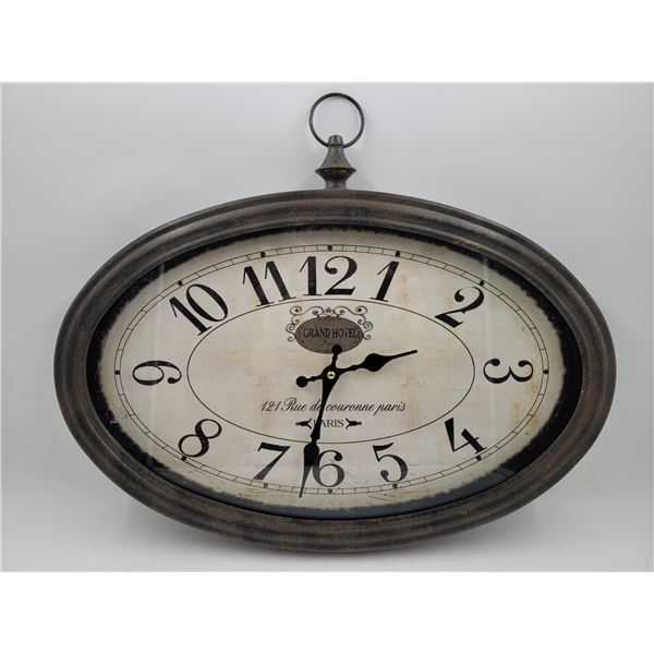 Hanging Wall Clock : Grand Hotel Themed