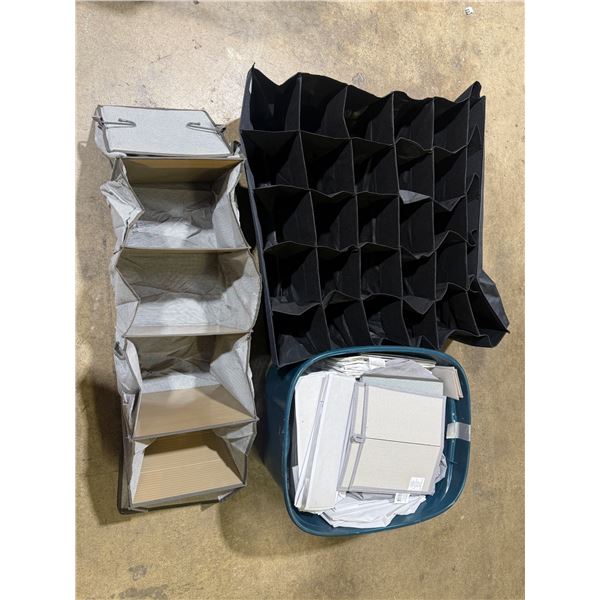 Collapsible Closet Storage Cubbies