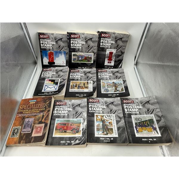 10 Postage Stamp Catalogues