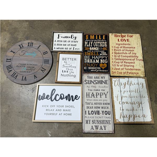 8 Wall Art Pieces