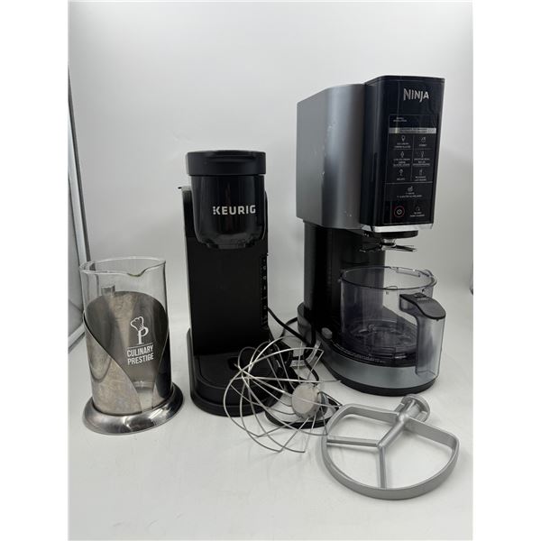 Keurig, Ninja Creami, & Glass Pitcher